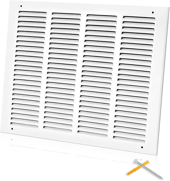 Fancat 16x12 Duct Opening | Steel Return Air Grille | Vent Cover Grill by SmarterAirBetterLiving
