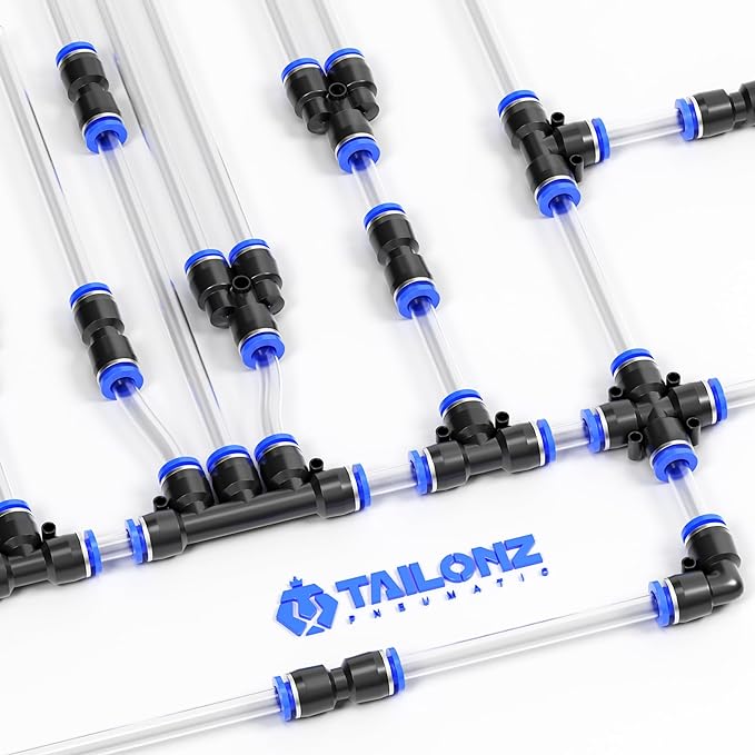 TAILONZ PNEUMATIC 10mm od Push to Connect Fittings Pneumatic Fittings Kit 2 - Image 6