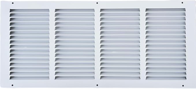 Fits 20x8 Duct Opening Stamped Steel Return Air Grille Vent Cover Grille by KumpelAire