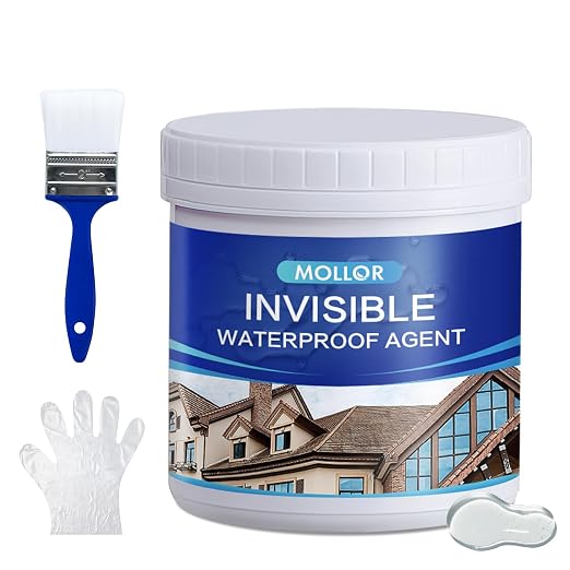 Transparent Waterproof Adhesive, 35oz Leak Invisible Waterproof Sealant by MOLLOR