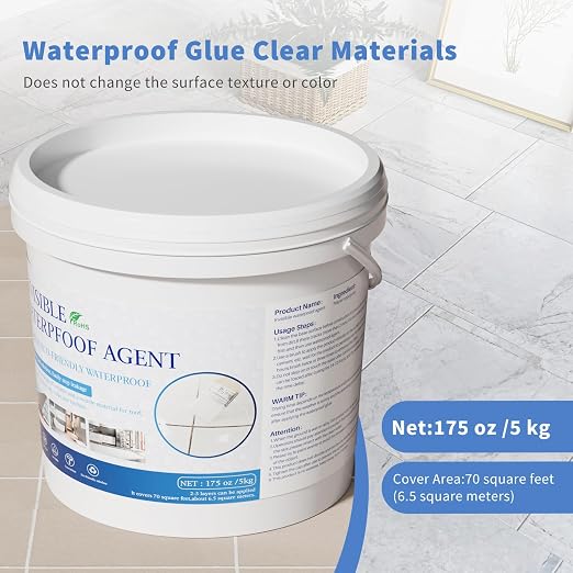 Transparent Waterproof Coating 175 Oz, Invisible Waterproof Agent, Water-Based - Image 2