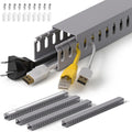 1.4"H x 1.6"W Cable Raceway, 66in Under Desk Wire Management Channel, 16.5in by ZhiYo