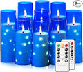 Nimiko Flickering Flameless LED Candles, Battery Operated Candles 9 Pcs by Nimiko