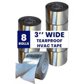 BlueTex Insulationㅤ HVAC Aluminum Foil Tape 3 inch x 150 ft, Heavy Duty by BlueTexInsulation