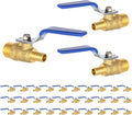EFIELD 1/2 Inch Crimp Pex X 1/2 Inch NPT Male Brass Full Port Shut-off Ball by EFIELDPEXTUBING