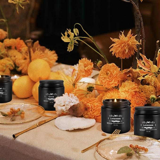 YOROXRG Scented Candles Gifts Set 24 Pack Soy Wax Travel Tin Jar Candles - Image 2