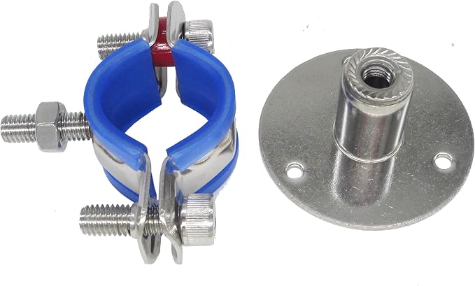 Stainless Steel Adjustable Pipe Clamp Bracket - Image 3