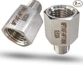 Reducer Adapter Fitting, 1/4" NPT Female x 1/8" NPT Male Reducing Pipe by PipeFloProonline