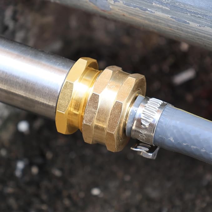 Garden Hose Connector Adapter, 3/4" GHT male and 1/2" NPT male Connectors - Image 5