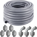 3/4" Dia Liquid Tight Conduit 50 FT, Flexible Non-Metallic | PVC Conduit 3/4 by ANSGERY