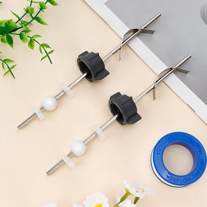 2 Pcs Sink Pivot Rod Replacement, 15MM Ball, Pop Up Center Piece Assembly - Image 7