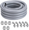 3/4 Inch 100 FT Liquid-Tight Conduit and Connector Kit | Non Metallic Flexible by ProfessionalBrand
