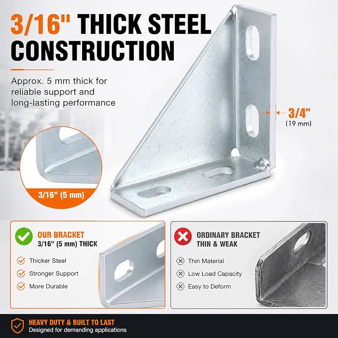 4 Pack 90 Degree Gusseted Fitting - Image 3