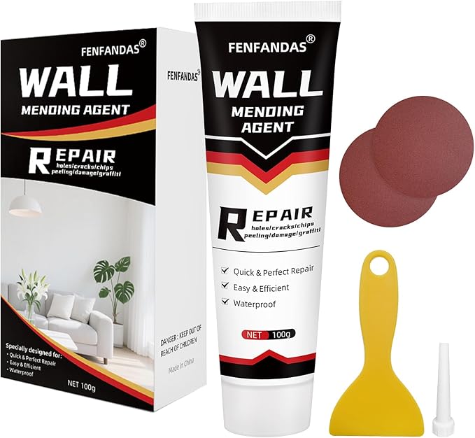 Drywall Repair Kit, Drywall Hole Patch Repair Kit Spackle Wall Repair Kit | by Unknown