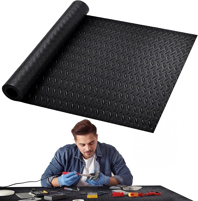 Leinuosen Extra-Long Workbench Mat 24" x 70.5", Scratch-Resistant PVC Work by Leinuosen