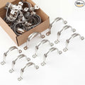 Yaocom 100 Pcs 3 Inch Opening Pipe Strap 304 Stainless Steel Conduit Clamp by Yaocom