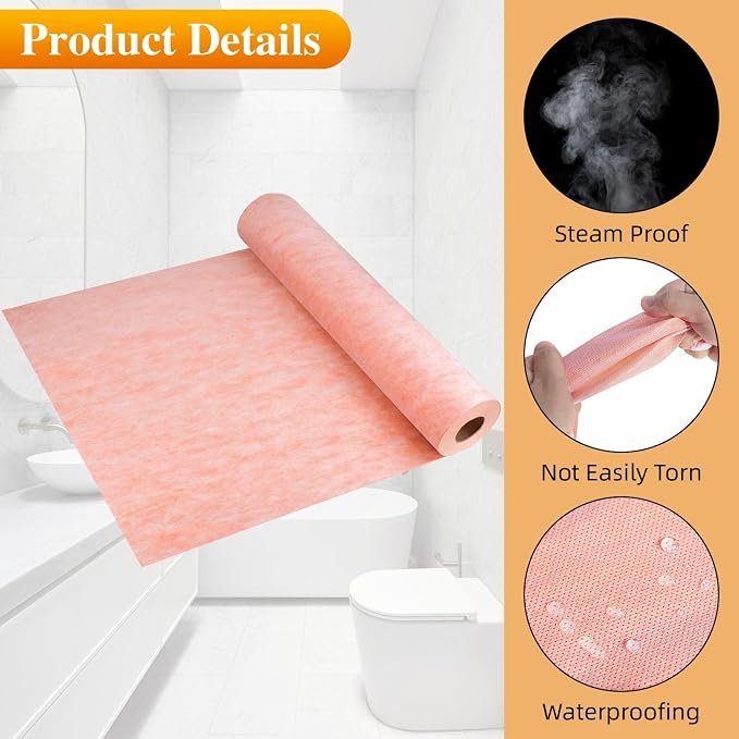 Waterproofing Membrane Band Tape, Shower Waterproof Membrane-3.8Ftx87Ft | - Image 5
