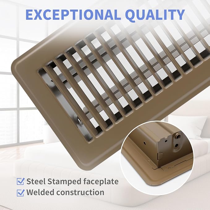 Howeall 4" x 10" Floor Register - Image 2