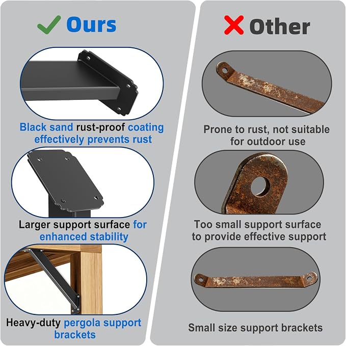 45 Degree Angle Support Bracket, Pergola Bracket - Image 3