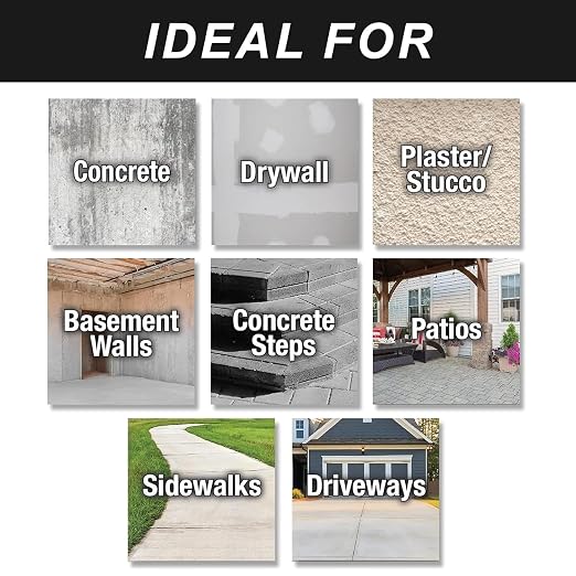 GOODTAKE Concrete & Cement Crack Filler, 10 Pounds Concrete Repair & Patch - Image 4