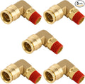 90° Swivel Male Elbow, 5/8" Tube x 3/8" NPT, DOT Approved 5PCS | by BOERAY