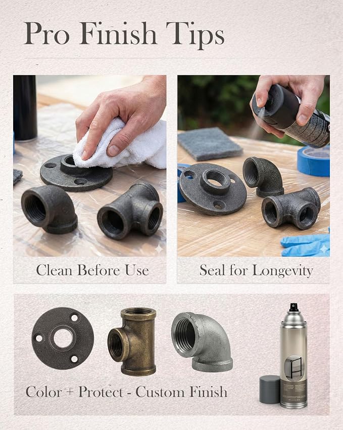 30 Pack 3/4 Inch Cast Iron Pipe Fittings - Image 8