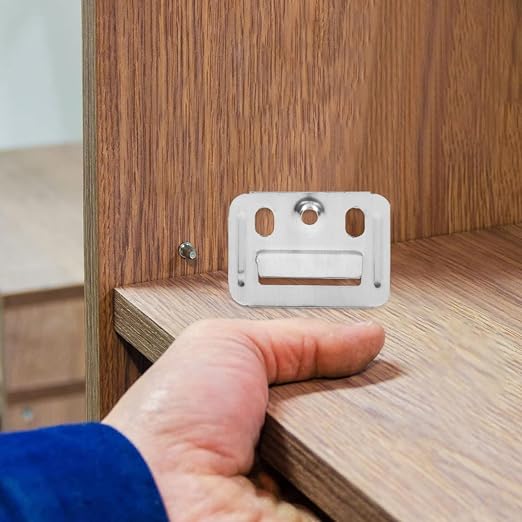 Angoily 100Pcs Wall Buckle, Interlocking Panel Clips PVC Wood Wallboard | 1.69" - Image 8