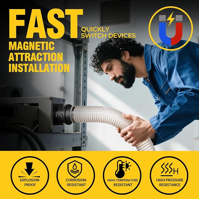 4‘’ magnetic dust collector fittings - Image 2