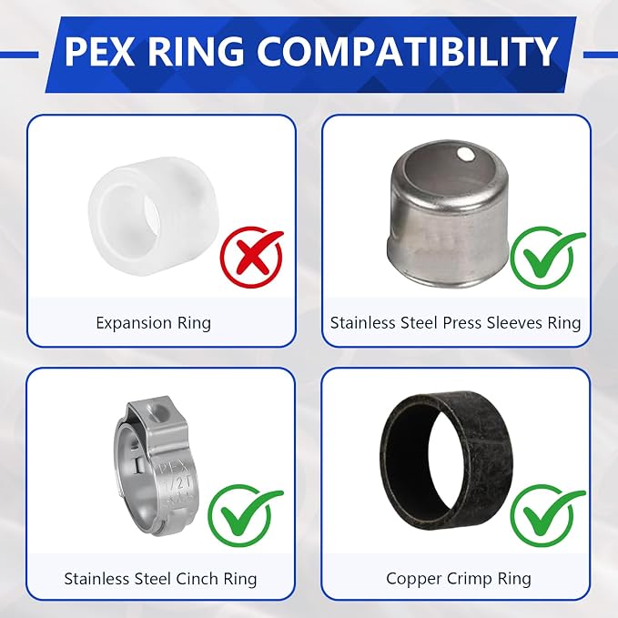 3/4" Pex x 1/2" Female NPT Swivel Adapter No-Lead Brass Crimp Fitting, PEX-B - Image 6