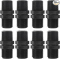 10 Pcs Head Pipe Riser 1/2 Inch MPT Double Male Pipes Thread Head | Pipe Riser by NFAMRZCAR