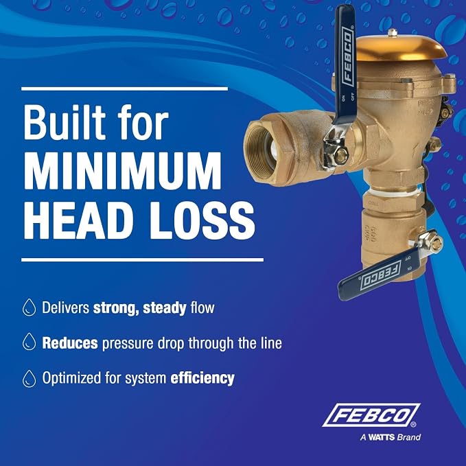 Febco 765 Series 1/2" Bronze Pressure Vacuum Breaker Backflow Preventer - Image 9