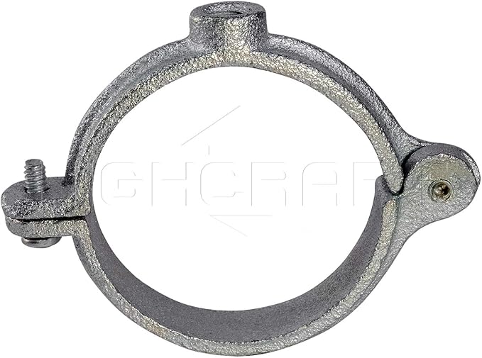 HIGHCRAFT HINGG-03-5 Industrial Decor Hinged Split Ring Pipe Hanger 3 in. - Image 3