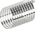 10 Pack 6 Inch Hose Clamps Stainless Steel Duct Clamps Pipe Clamps Large Worm by Gudui