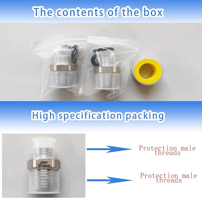 304 RV Faucet Adapter（Lead-Free）, 1/2 to 3/8 reducer faucet adapter - Image 8