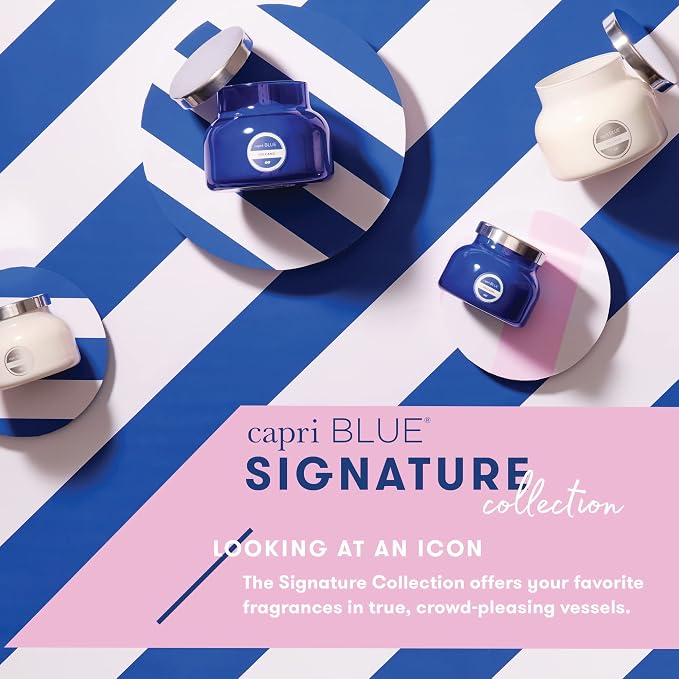 Capri Blue Volcano Scented, Glass Jar Candles - Image 6