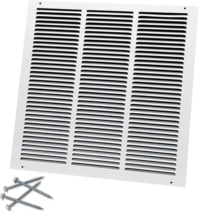 Howeall 18"W x 18"H Steel Return Air Grille, Air Return Vent Cover by Howeall