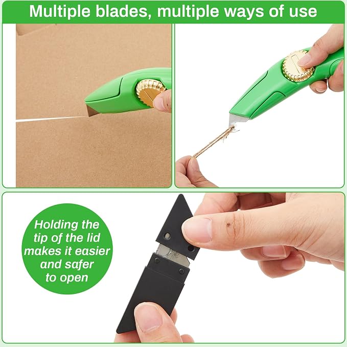 WILLBOND 4 Pack Heavy Duty Fixed Roofing Knife - Image 5