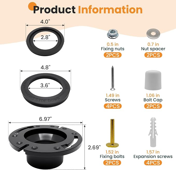 385345892 Waste Ball Seal Kit For RV 320 300 R34120 Toilet Seal Replaces - Image 5