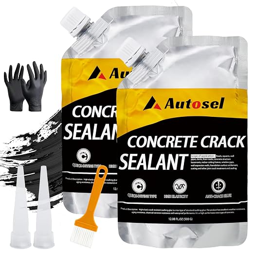 Concrete Crack Filler, Pro Cement Crack Filler, Asphalt Crack Filler, Slab by AutoselHomeSolutions