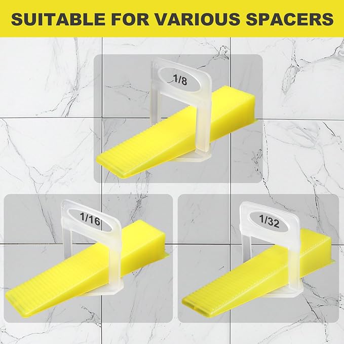 DGSL 400PCS Tile Leveling System Tile Wedges - Image 3