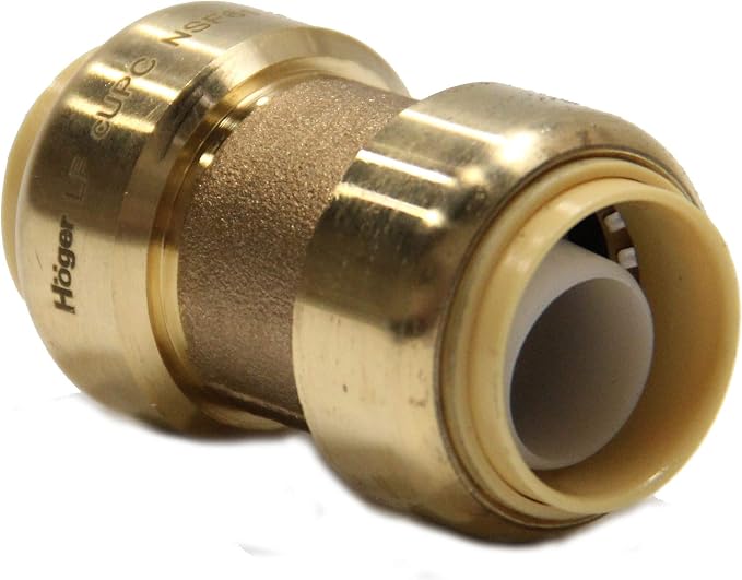 2piece EFIELD 1 Inch Straight Coupling Push-Fit Fitting | Connect Pex, CPVC - Image 8