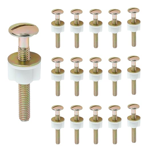 A.I.FORCE Toilet Seat Screws, Toilet Seat Bolts, Hinge Bolts & Nuts by A.I.FORCE