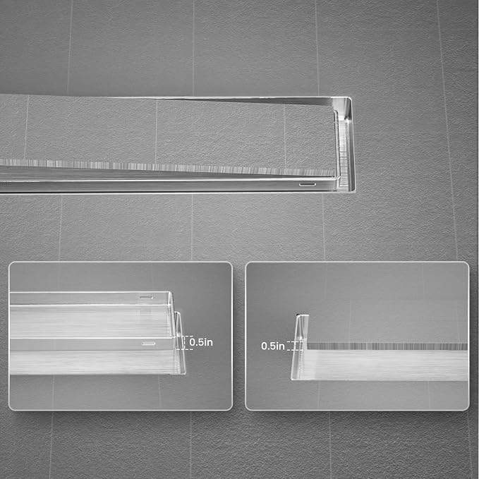 EXF Linear Shower Drain 30 Inch Brushed Nickel withTile Insert Grate | 304 - Image 6