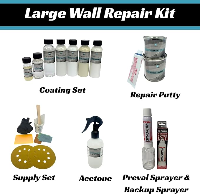 Tub Repair Kit with Color Match, Strong Fiberglass Repair kit, Repairs - Image 2