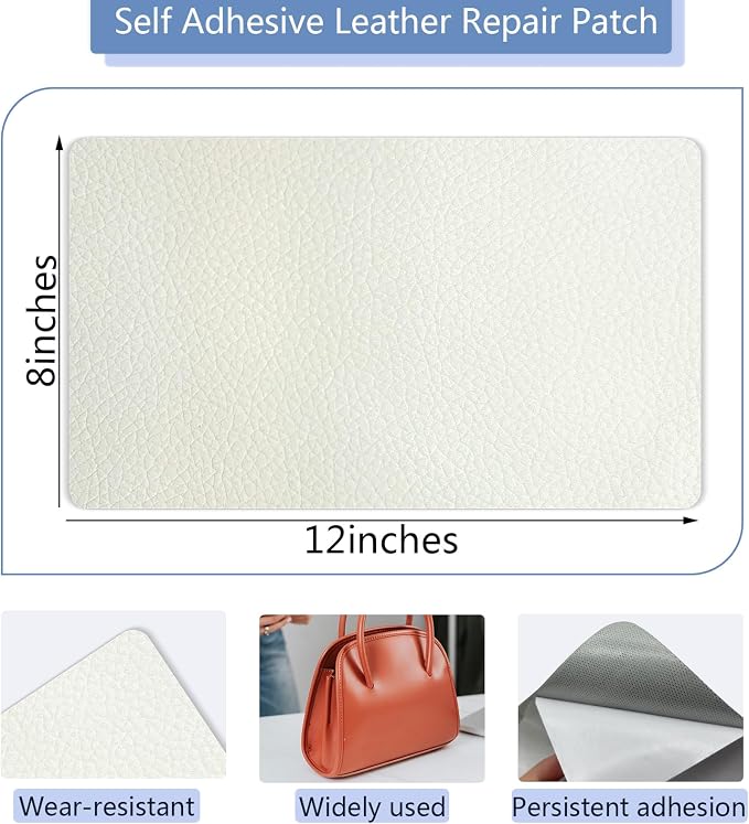 Self Adhesive Leather Repair Patch, 8×12 Inch Sofa Leather Repair Patch - Image 2