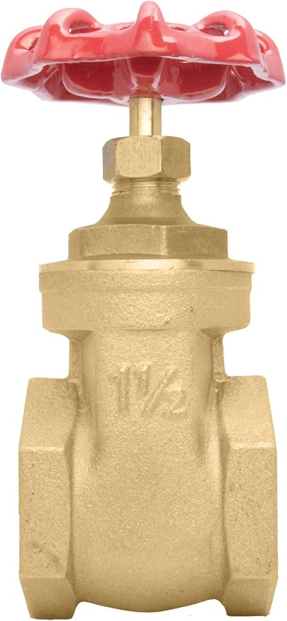 1-1/2" Brass Gate Valve by DirectMaterial