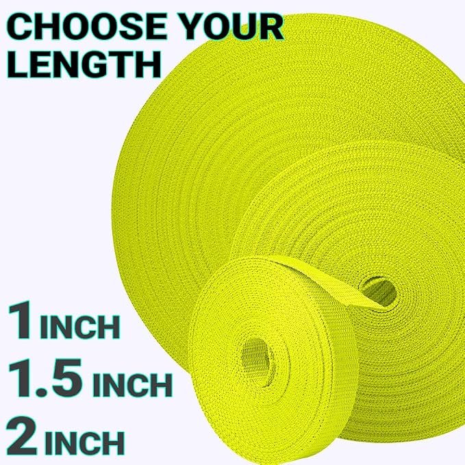 Webbing Strap, 3/4" to 2", 10-50 Yds, EDC gear, backpack repair and pet dog - Image 7