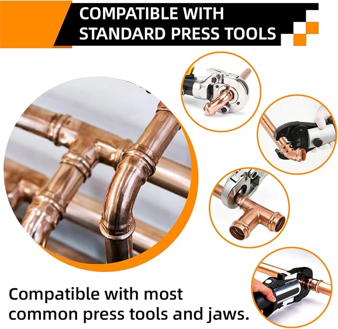 3/4" Copper Press Coupling Fitting - Image 5