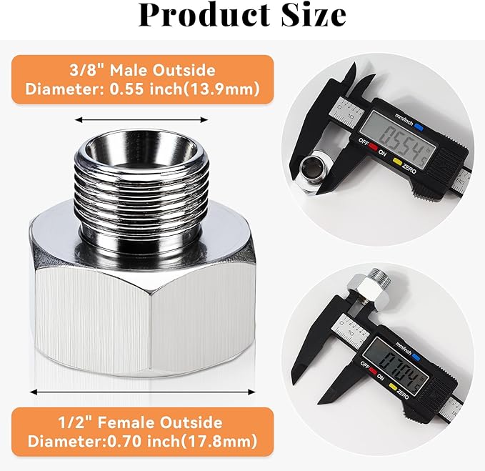 Water Line Adapter, Leak-Proof Connector - Image 2