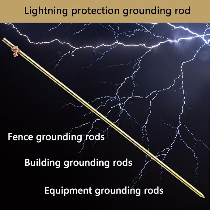 1pcs Grounding Rod, Diameter 1/2 inch Length 4ft Electrical Grounding bar - Image 5
